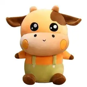 可爱小牛公仔牛年吉祥物奶牛毛绒玩具玩偶娃娃公司年会礼物生肖牛
