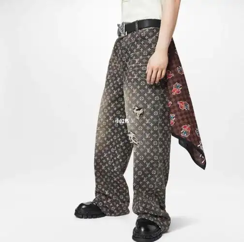 lvfw22满印牛仔裤