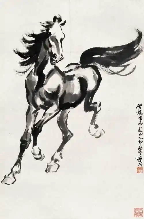 朱红2002年作无忧之歌镜心