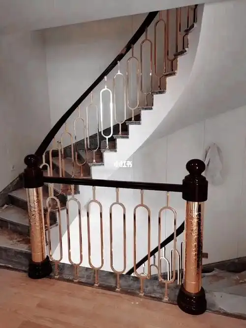 轻奢简约风格楼梯扶手护栏栏杆案例分享