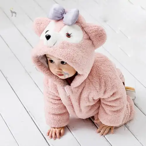 可爱衣服小孩子动物小童男童儿童卡通造型宝宝家居服连体衣