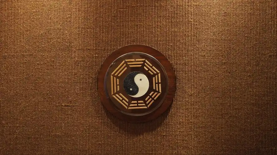 炫酷太极八卦图创意设计桌面壁纸下载