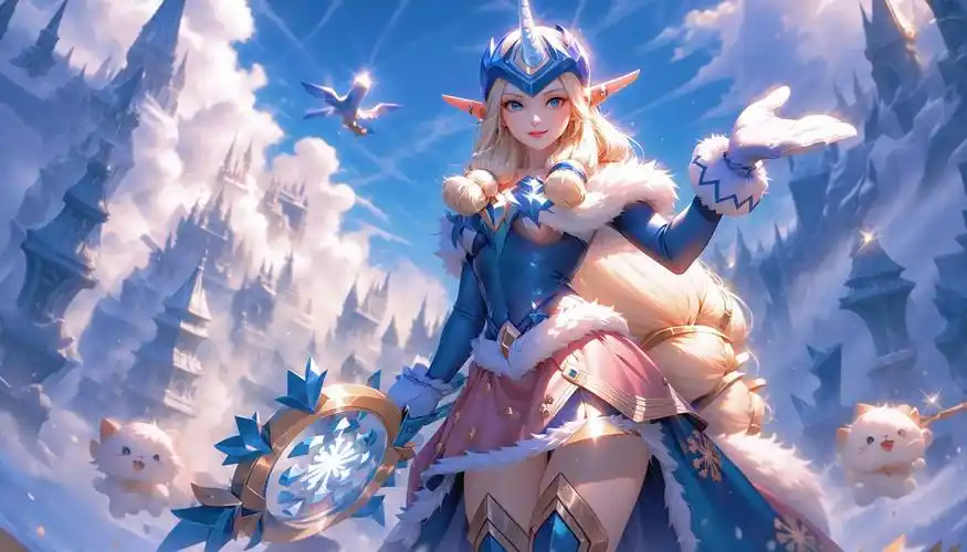 ai绘画 #lol #索拉卡0404冬季奶妈 - 抖音