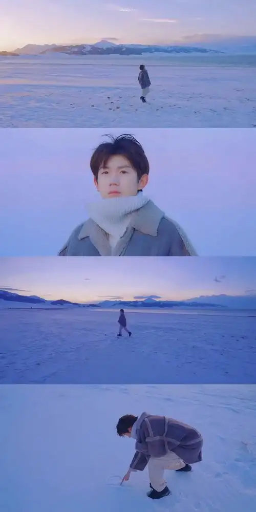 92|壁纸9p|9296橘色天际线@tfboys-王源#王源追日落##王源vlog
