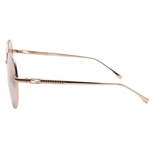 直营fendi芬迪细框渐银浅彩镜片logo镜腿太阳镜0451眼镜墨镜