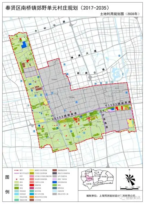 奉贤区最新空间规划公示15号线南延伸奉贤线站点曝光