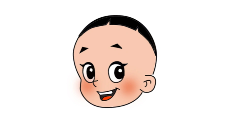 大头儿子简笔画