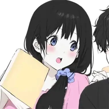 动漫情侣头像明显一人一半