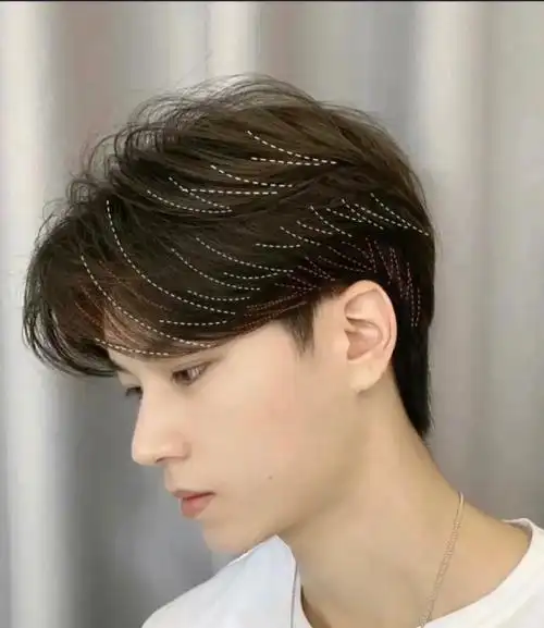 青年男孩发型图片