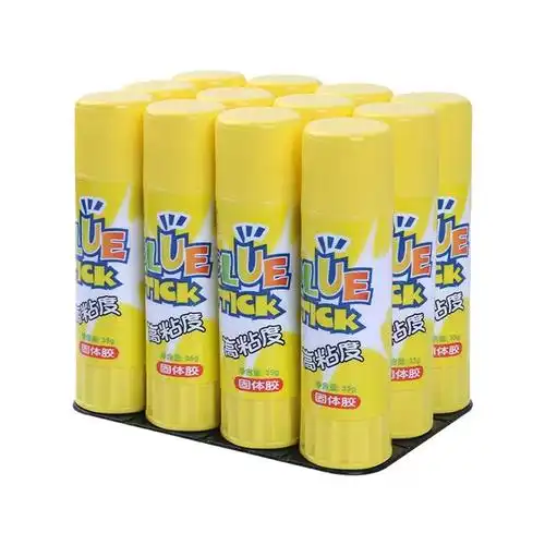 12支晨光固体胶胶棒高粘度办公文具用品学生用儿童小学生手工课手账