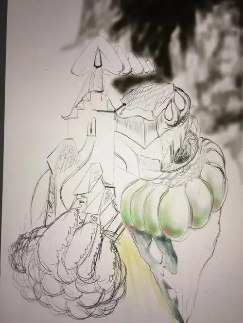 有没有懂绘画心理学的人看看这幅画在画什么跪求