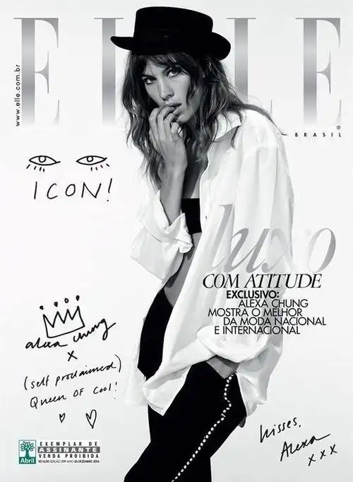 海报美学# elle杂志封面设计