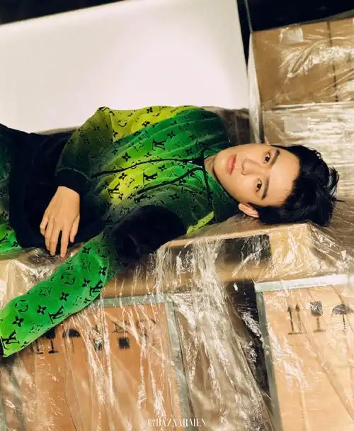 龚俊芭莎男士封面##龚俊质感大片##龚俊高颅顶大背头