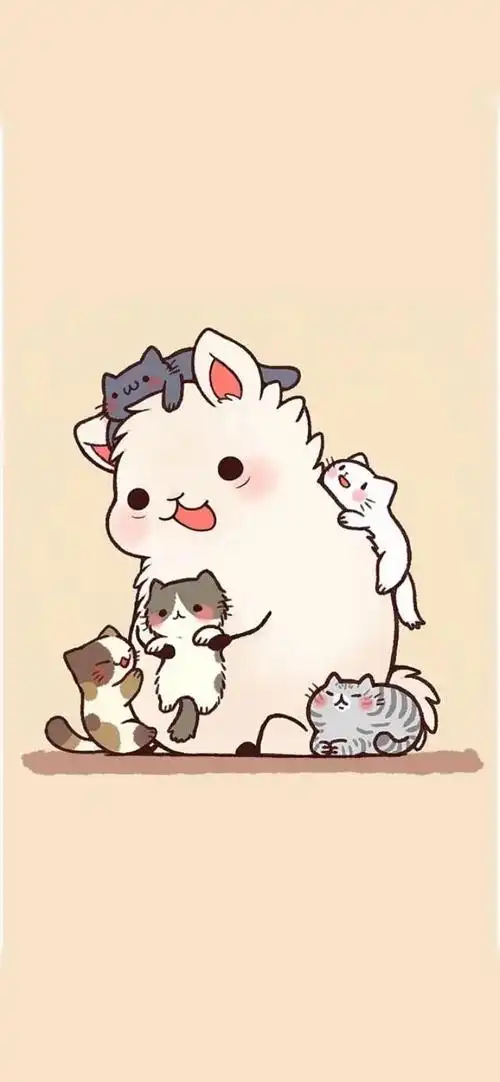 卡通萌萌动物壁纸 - 堆糖,美图壁纸兴趣社区
