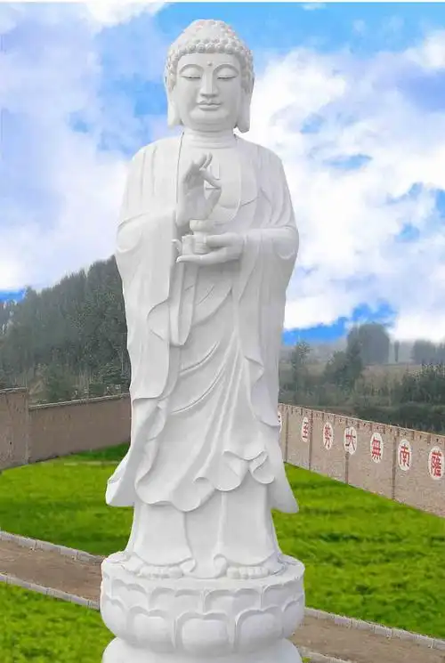 来看:九点九米阿弥陀佛开光惊现佛光(附庄严显圣图片及天簌佛乐)