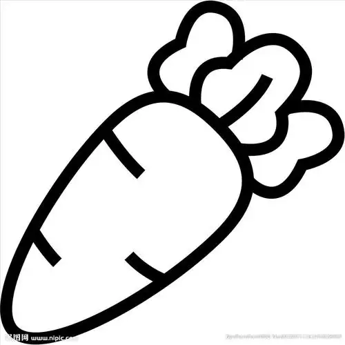 广源幼儿园停课不停学小班组线上打卡活动—《胡萝卜贴画》