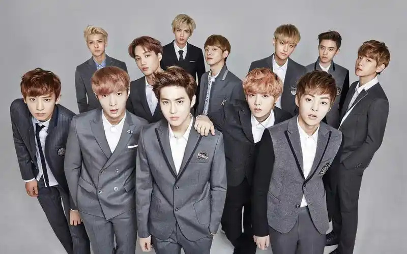 俊美帅气男团exo写真,高清图片,明星-回车图片