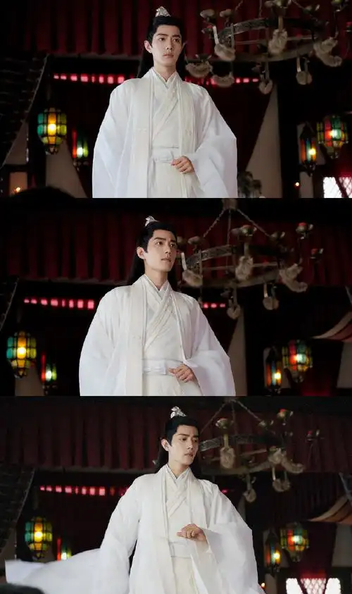 肖战时影##肖战玉骨遥#【肖战超话】白衣不染尘,玉骨映寒薇.