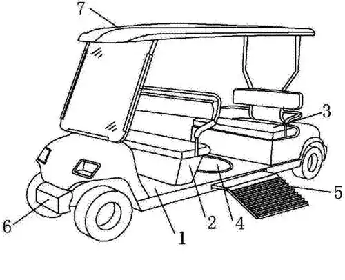 一种承载量大环保共享型电动车