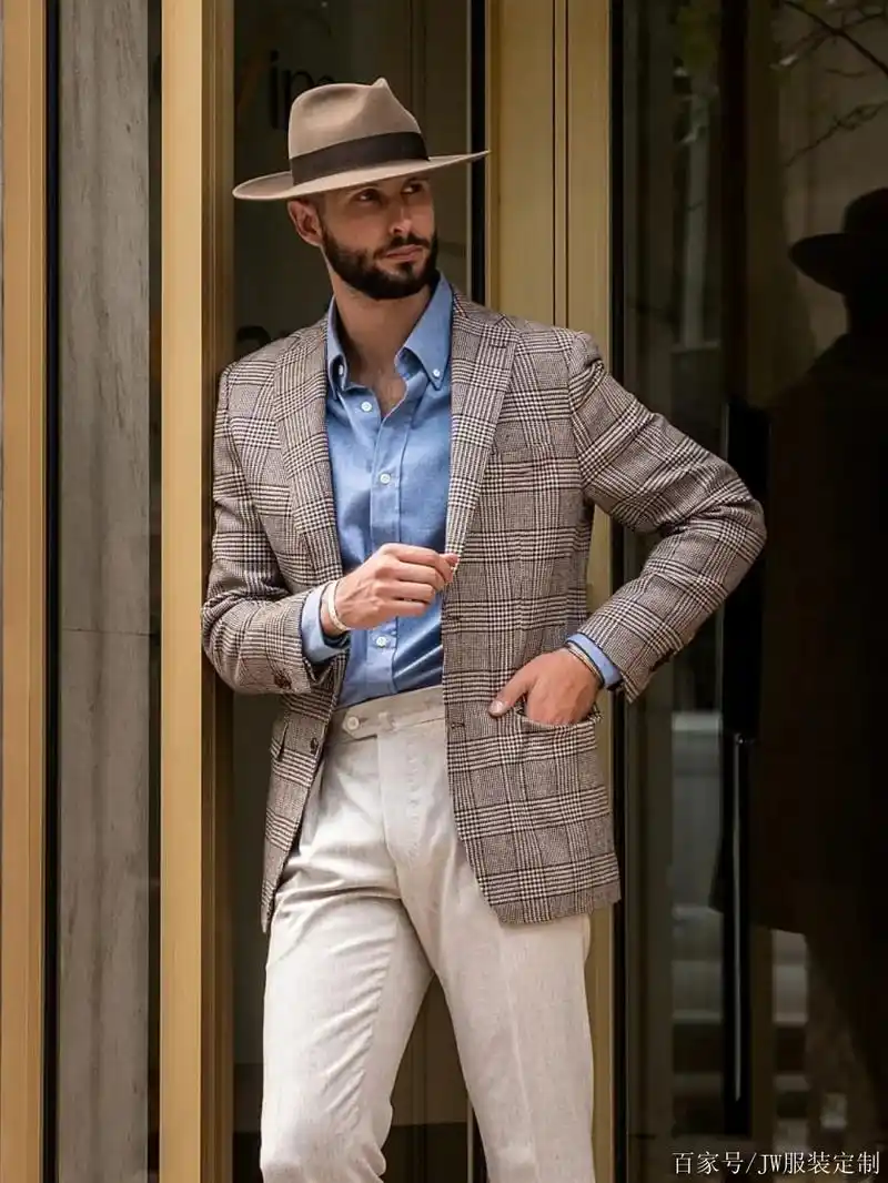 一顶爵士帽,上演秋冬穿搭