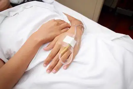 水静脉滴注的病人和医院的输液泵静脉注射生理盐水住院病人(iv)单一的