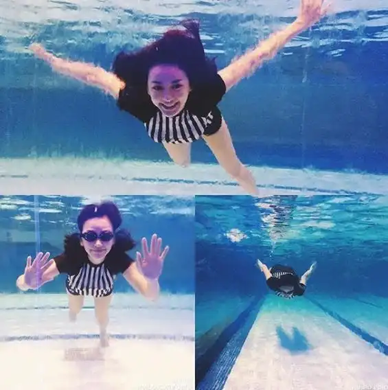 2018-08-30  陈意涵从小就喜欢各式各样的运动,跑步,参加马拉松,游泳