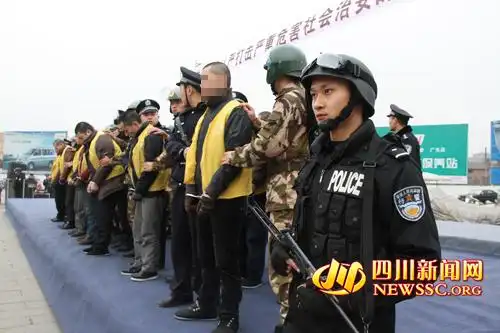 四川广元公开处理一批犯罪分子 逮捕16人(图)