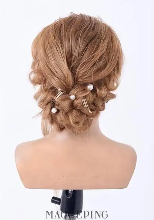 最简单的韩式盘发教程(怎么盘发简单又好看)