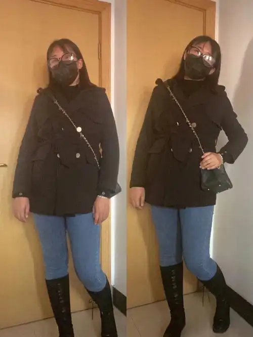 172cm150斤大码穿搭超适合大码女孩78