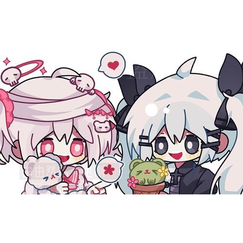 q版呆萌头像原创动漫卡通约稿情侣手绘游戏文字同人设闺蜜定制