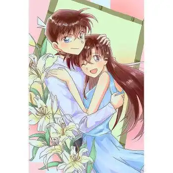 名侦探柯南怪盗基德木质拼图工藤新一小兰1000片成人儿童拼图玩具15