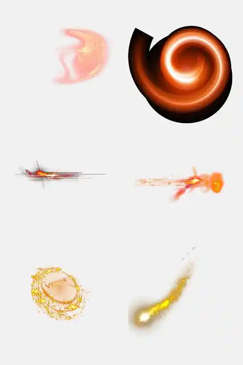 精美高端技能特效免抠素材