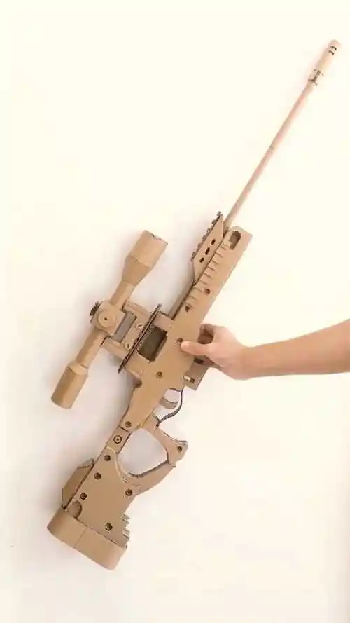 手工制作吃鸡awm模型