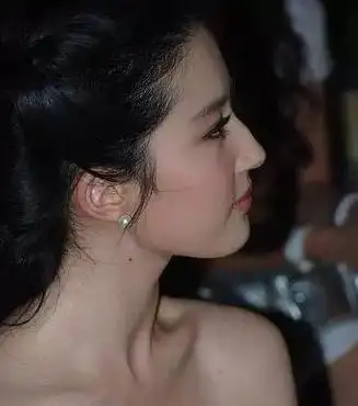 what刘亦菲的驼峰鼻不见了