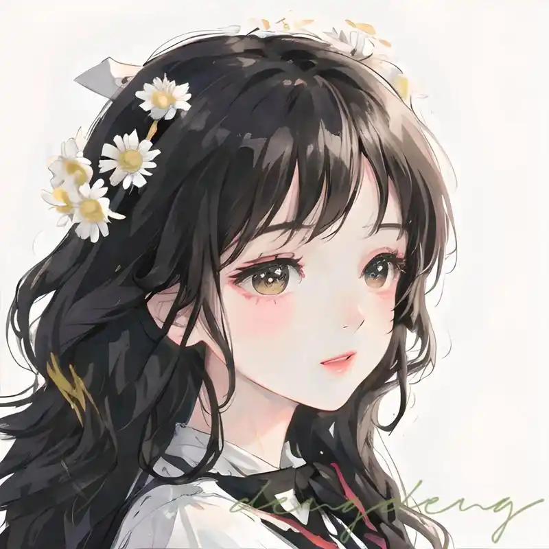 深藏心底的爱|小雏菊|可爱女生头像|简约