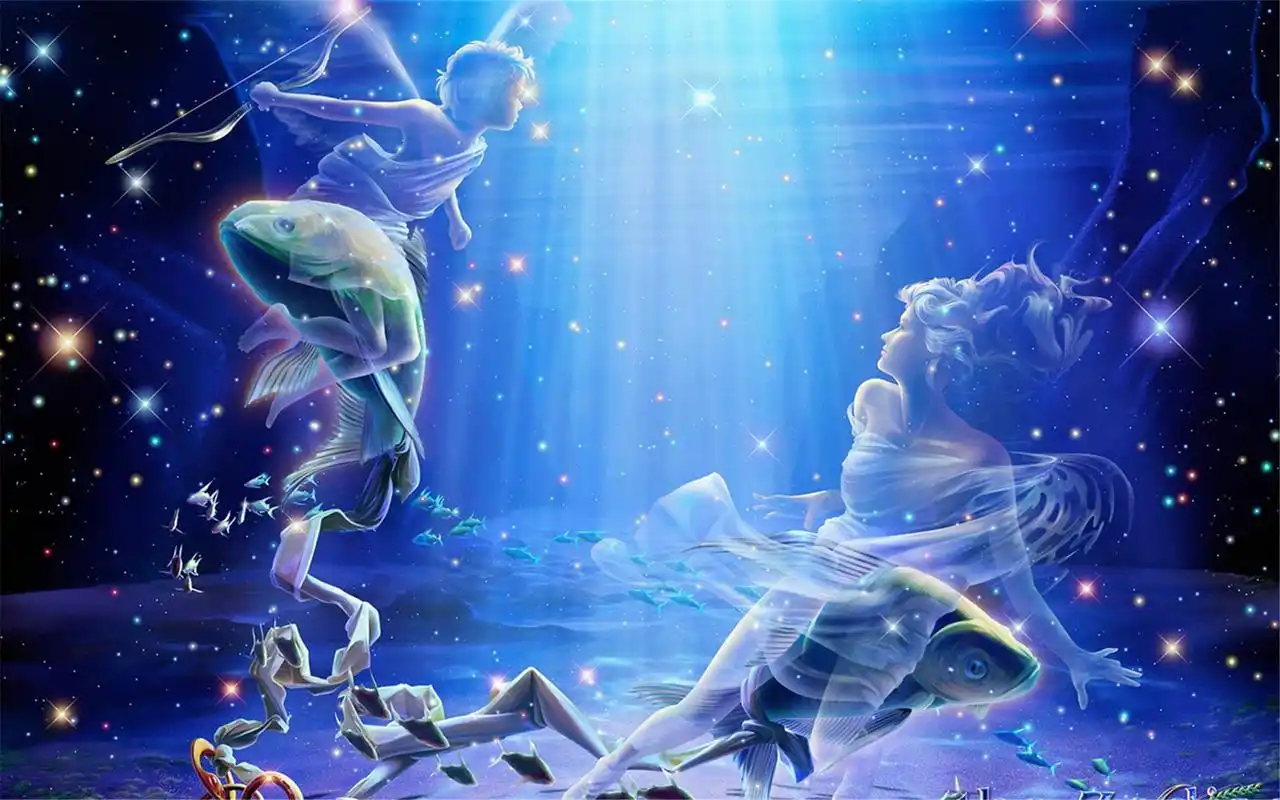 超酷炫十二星座精美梦幻卡通高清桌面壁纸(二)