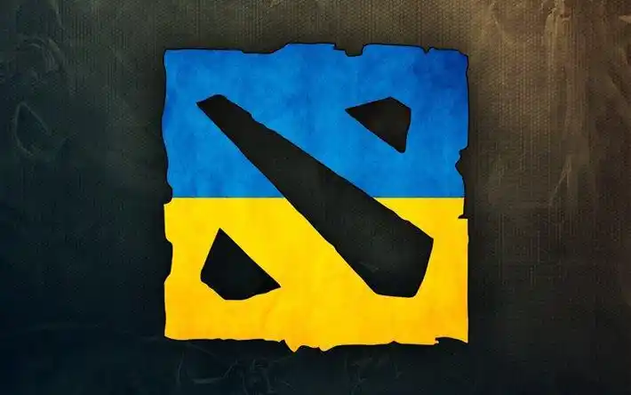 download wallpapers the flag of ukraine, dota 2, logo, ukrainian