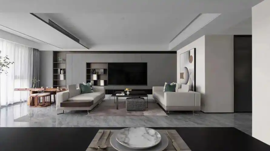 家具和纺织品一般在明快的中性色之间挑选,如白色,米色,灰色,棕色和