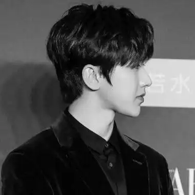 蔡徐坤头像黑白帅气