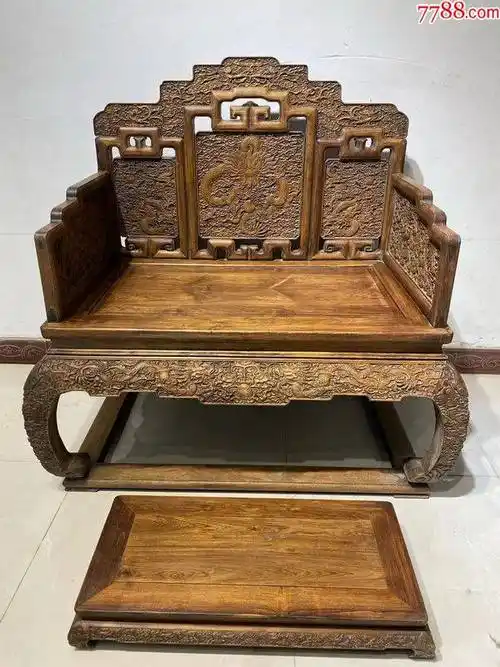 黄花梨老家具木器海南黄花梨宝座