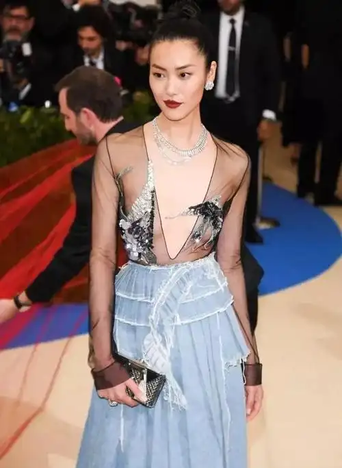 刘雯薄纱透视装实力抢镜,网友:这身材太让很多女孩羡慕了!