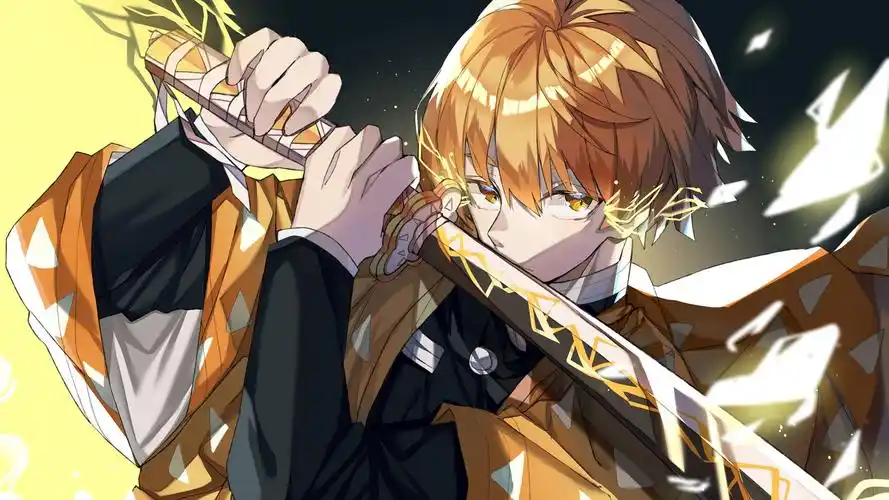 鬼灭之刃我妻善逸高清桌面壁纸