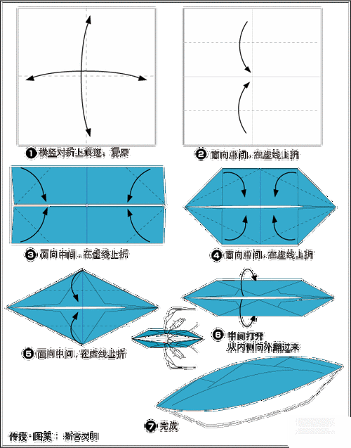 船夫折纸 手工折纸大全-普车都