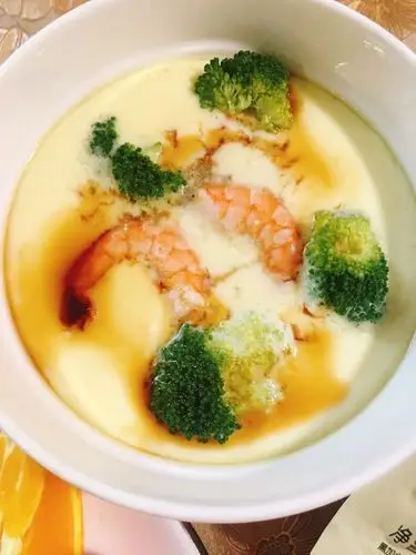 西兰花虾仁蒸蛋