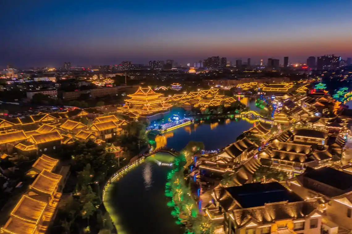 夜景古建築1/224岸yeats2021年9月18日1311关注开封清明上河园夜色我