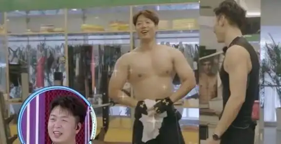 而原来匀称的肌肉就像被打了气一样,块头越来越大,完全没有了力量感