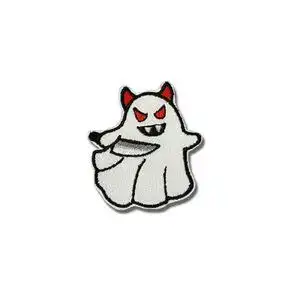 万圣节刺绣贴自粘可爱小鬼恐怖幽灵补丁贴卡通个性潮流衣服装饰贴