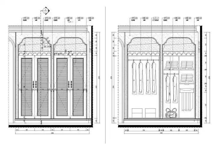 分享cad卧室大样节点资料下载
