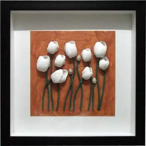 贝壳装饰画 贝壳装饰画图片