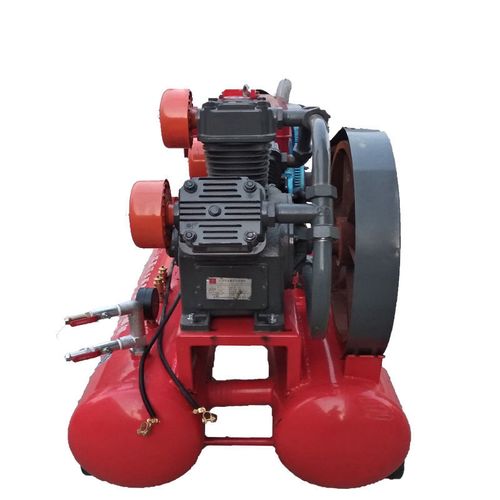 红五环柴油空压机w302818风镐机风炮机破路机凿路活塞空压机285柴油空